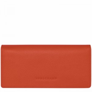 Longchamp Le FOULONNÉ Continental Naisten Lompakko Oranssi Suomi | L3044021685