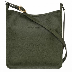 Longchamp Le FOULONNÉ M Naisten Crossbody Laukut Khaki Suomi | 10140021892