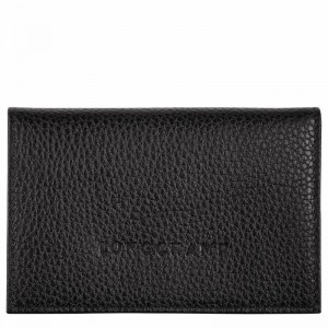 Longchamp Le FOULONNÉ Miesten Korttikotelo Mustat Suomi | L3243021001-