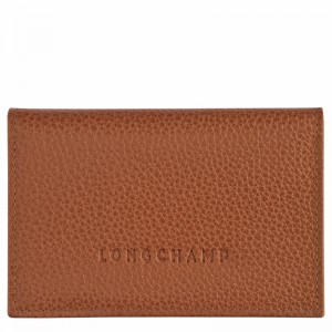 Longchamp Le FOULONNÉ Miesten Korttikotelo Caramel Suomi | L3243021121-