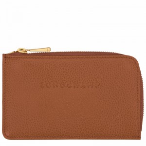 Longchamp Le FOULONNÉ Miesten Korttikotelo Caramel Suomi | 30036021121-