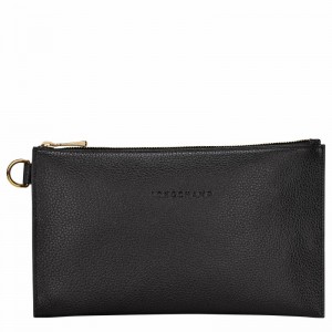 Longchamp Le FOULONNÉ Miesten Pouches Mustat Suomi | L2541021001-