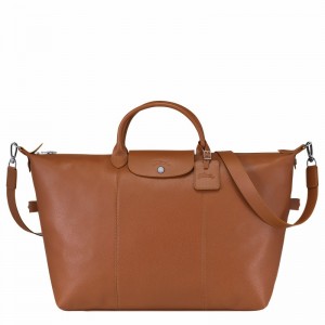 Longchamp Le FOULONNÉ S Miesten Matkakassit Caramel Suomi | L1624021F72-