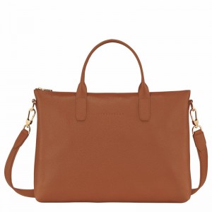 Longchamp Le FOULONNÉ S Miesten Salkku Caramel Suomi | 20032021121-