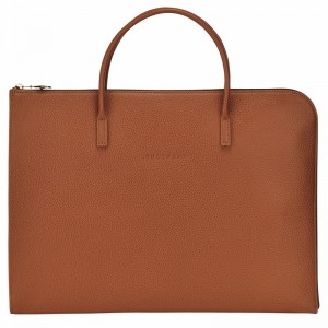 Longchamp Le FOULONNÉ S Miesten Salkku Caramel Suomi | L2115021121-