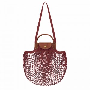 Longchamp Le Pliage Filet L Naisten Olkalaukku Fuksia Suomi | 10121HVH204