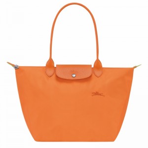 Longchamp Le Pliage Green L Naisten Kangaskassit Oranssi Suomi | L1899919P54