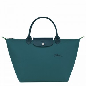 Longchamp Le Pliage Green M Naisten Käsilaukku Sinivihreä Suomi | L1623919P89