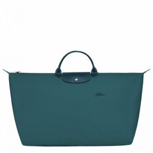 Longchamp Le Pliage Green M Naisten Matkakassit Sinivihreä Suomi | L1625919P89