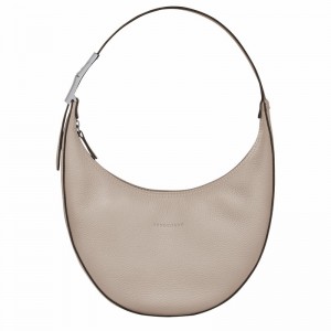 Longchamp Le Roseau Essential M Naisten Hobo Laukku Harmaat Suomi | 10218968266