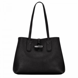 Longchamp Le Roseau Essential M Naisten Kangaskassit Mustat Suomi | 10183968001