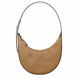 Longchamp Le Roseau Essential S Naisten Hobo Laukku Khaki Suomi | 10217968026