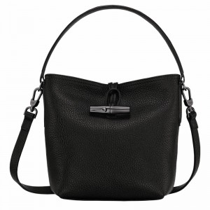 Longchamp Le Roseau Essential XS Naisten Bucket Laukut Mustat Suomi | 10159968001