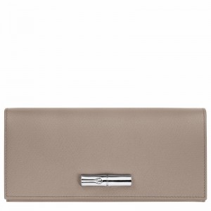 Longchamp Le Roseau Flap Naisten Lompakko Harmaat Suomi | L3044HFP266