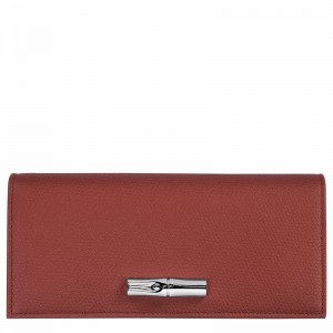 Longchamp Le Roseau Flap Naisten Lompakko Ruskea Suomi | L3044HFP404