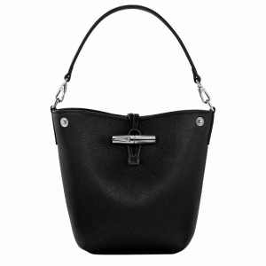 Longchamp Le Roseau XS Naisten Bucket Laukut Mustat Suomi | 10279HFP001