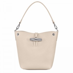 Longchamp Le Roseau XS Naisten Bucket Laukut Valkoinen Suomi | 10279HFP555