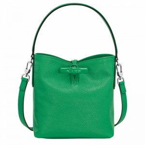 Longchamp Le Roseau XS Naisten Bucket Laukut Vihreä Suomi | 10159HEC129