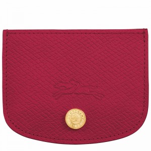 Longchamp ÉPURE Miesten Korttikotelo Fuksia Suomi | 30031HYZJ13-