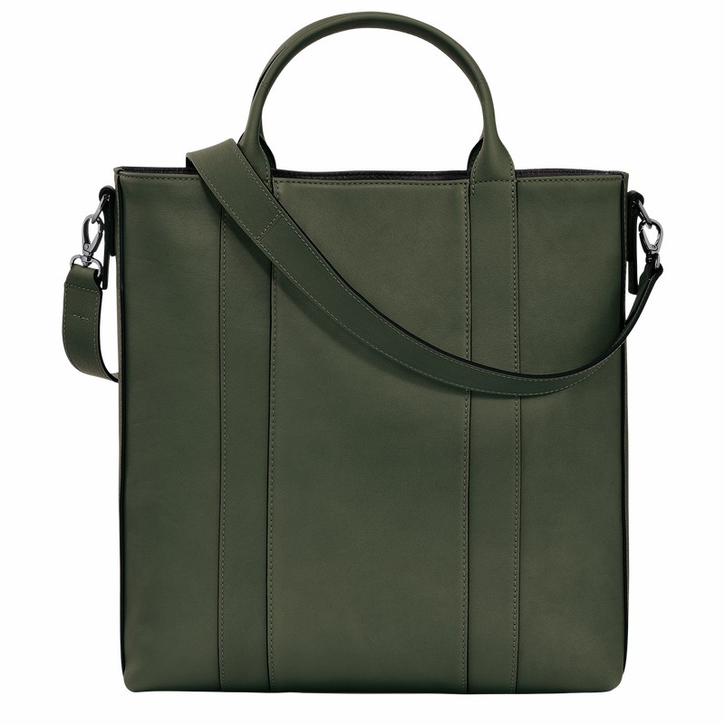 Longchamp 3D L Naisten Kangaskassit Khaki Suomi | 20052HCV292