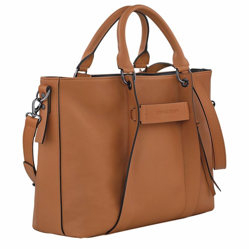 Longchamp 3D L Naisten Käsilaukku Beige Suomi | 10198HCV016