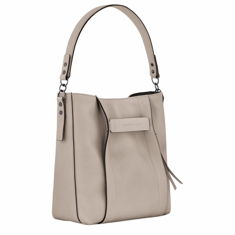 Longchamp 3D M Naisten Hobo Laukku Harmaat Suomi | 10225HCV299