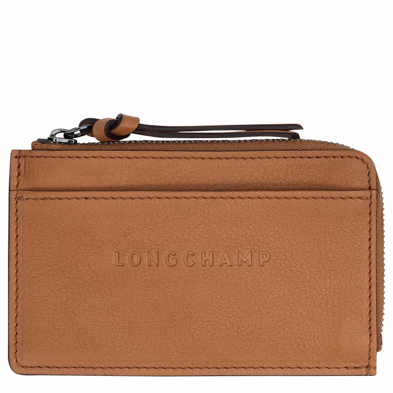 Longchamp 3D Miesten Korttikotelo Beige Suomi | 30034HCV016-