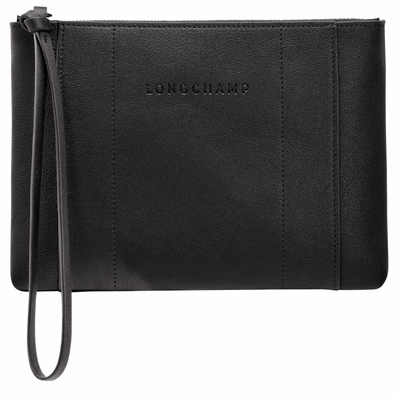 Longchamp 3D Miesten Pouches Mustat Suomi | 30032HCV001-