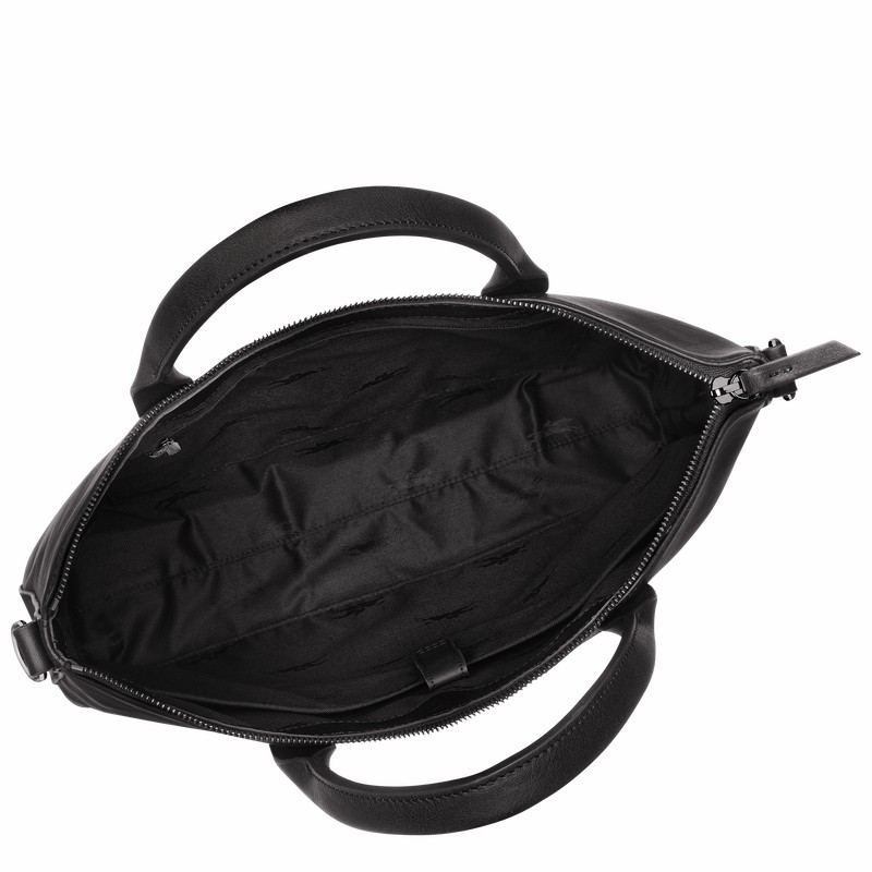 Longchamp 3D Miesten Salkku Mustat Suomi | 10237HCV001-