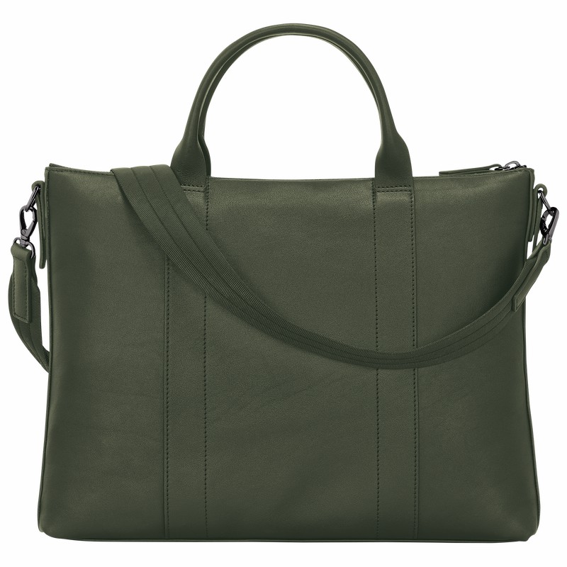 Longchamp 3D Naisten Salkku Khaki Suomi | 10237HCV292