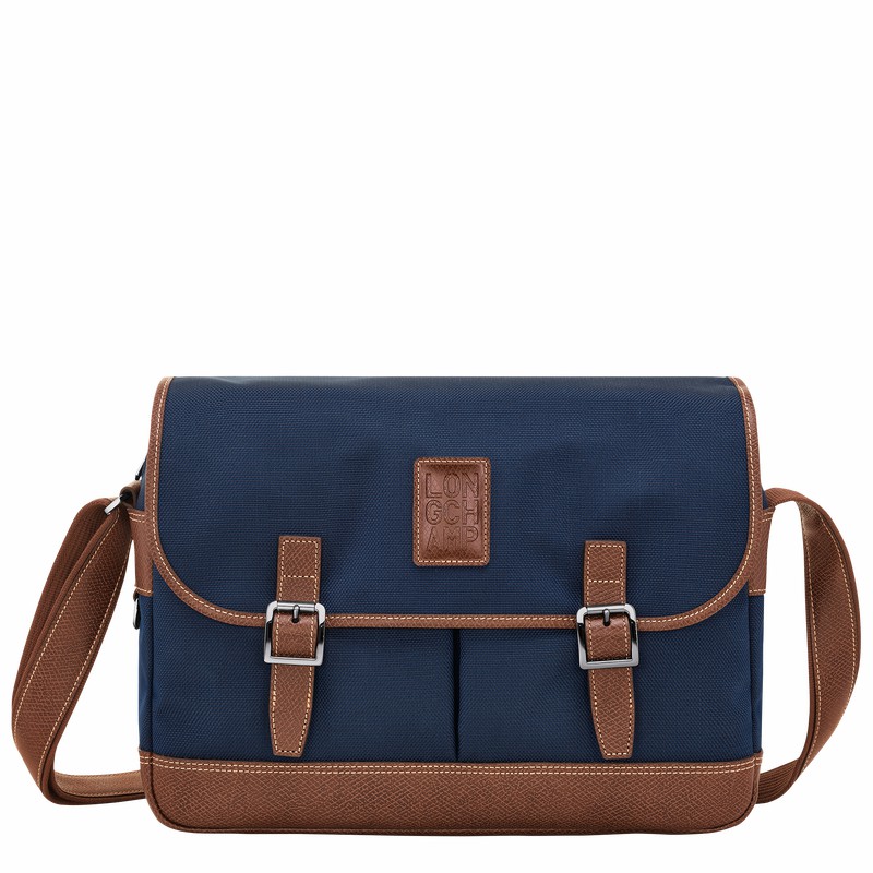 Longchamp Boxford L Miesten Crossbody Laukut Sininen Suomi | L2824080127