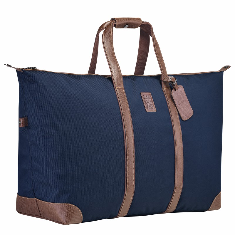 Longchamp Boxford L Miesten Matkakassit Sininen Suomi | L1223080127-