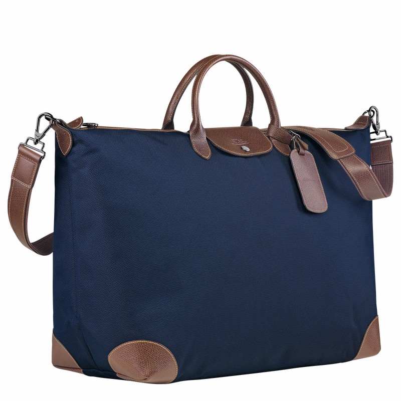 Longchamp Boxford M Miesten Matkakassit Sininen Suomi | L1625080127-