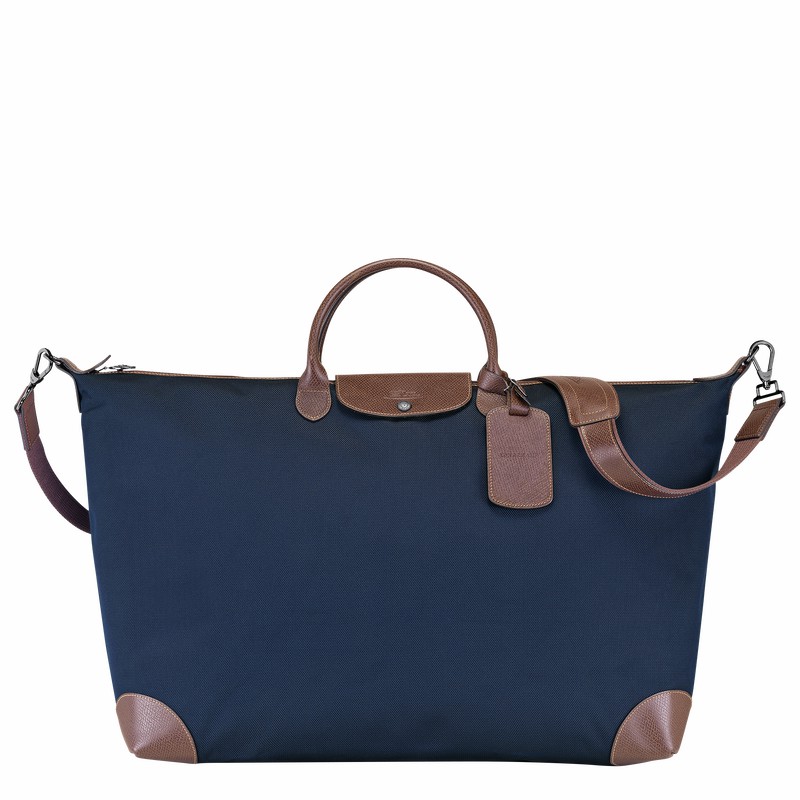 Longchamp Boxford M Miesten Matkakassit Sininen Suomi | L1625080127-