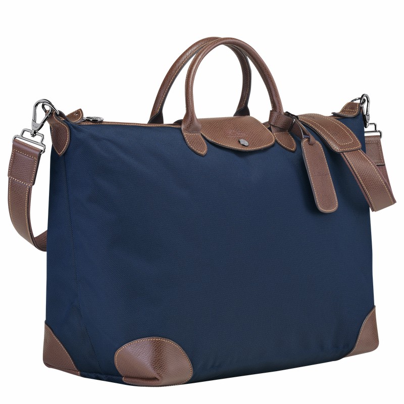 Longchamp Boxford S Miesten Matkakassit Sininen Suomi | L1624080127-