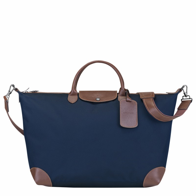 Longchamp Boxford S Miesten Matkakassit Sininen Suomi | L1624080127-