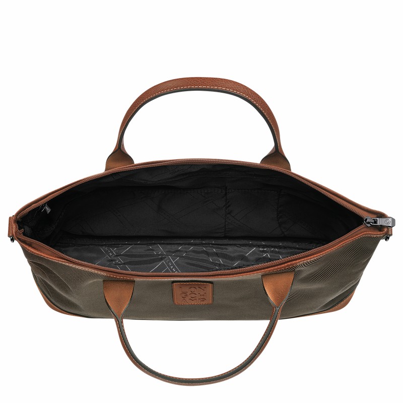 Longchamp Boxford S Miesten Salkku Ruskea Suomi | 20032080042-