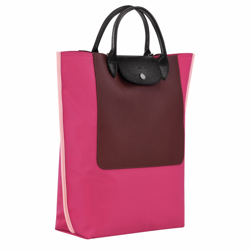 Longchamp Cabas Longchamp M Miesten Kangaskassit Fuksia Suomi | 10264093J13-