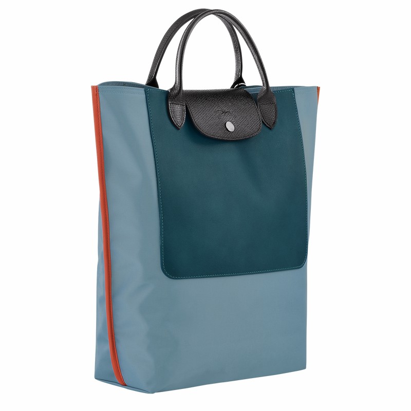 Longchamp Cabas Longchamp M Miesten Kangaskassit Sininen Suomi | 10264093427-