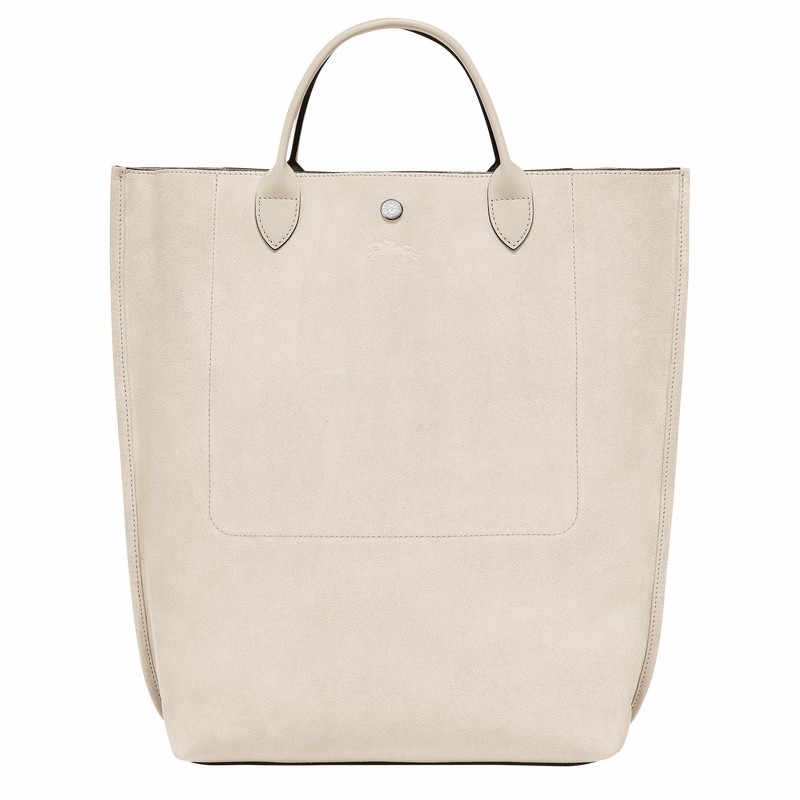 Longchamp Cabas Longchamp M Naisten Kangaskassit Beige Suomi | 10277HFO237