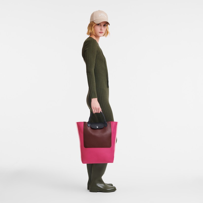 Longchamp Cabas Longchamp M Naisten Kangaskassit Fuksia Suomi | 10264093J13