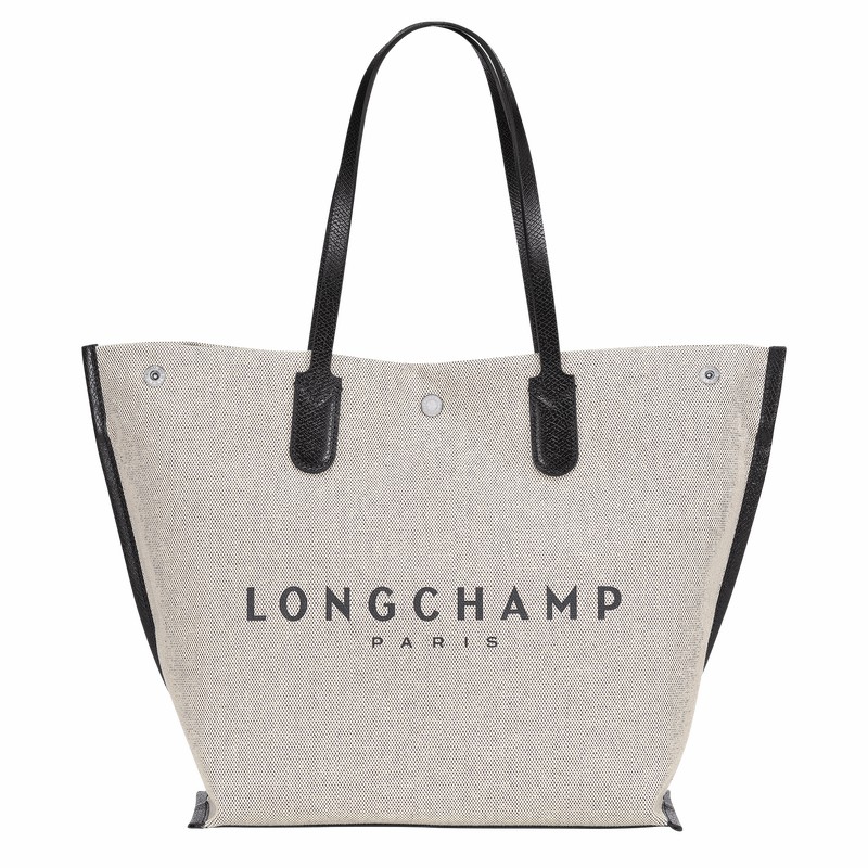 Longchamp Essential L Naisten Kangaskassit Valkoinen Suomi | 10090HSG037