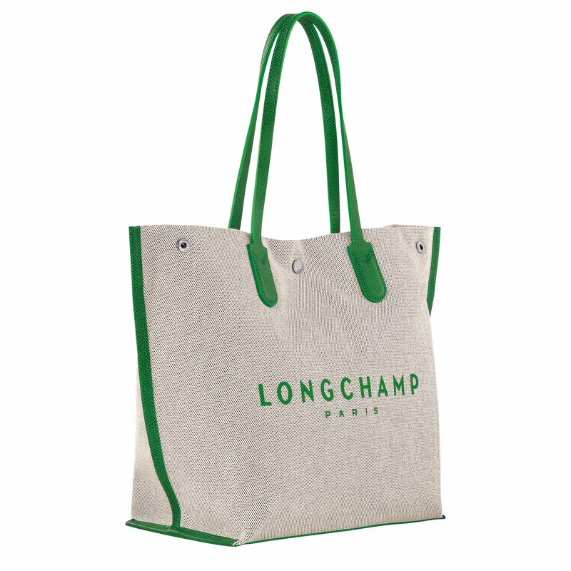 Longchamp Essential L Naisten Kangaskassit Vihreä Suomi | 10090HSG129