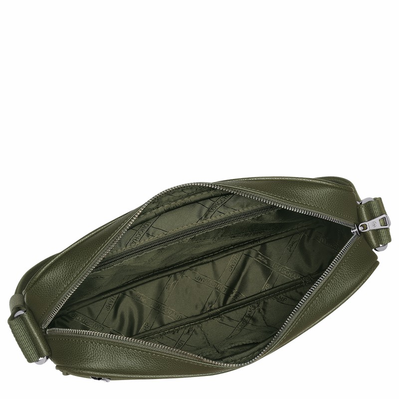 Longchamp Le FOULONNÉ M Miesten Bucket Laukut Khaki Suomi | 20044021A23