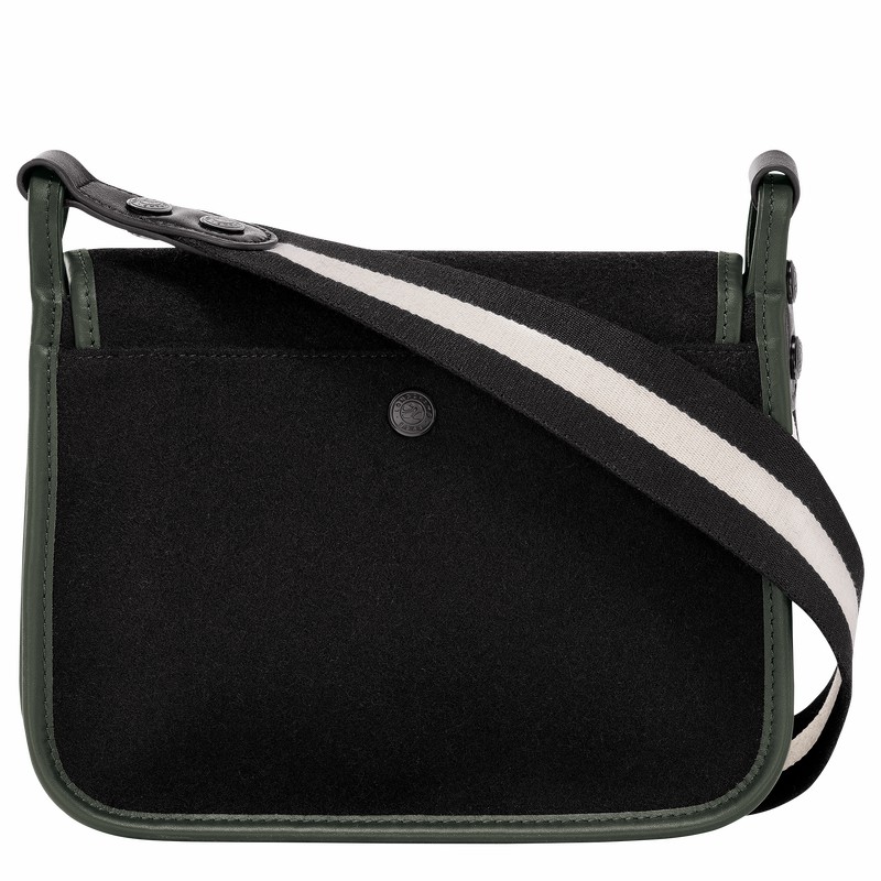 Longchamp Le FOULONNÉ M Naisten Crossbody Laukut Mustat Suomi | 10135HFN001