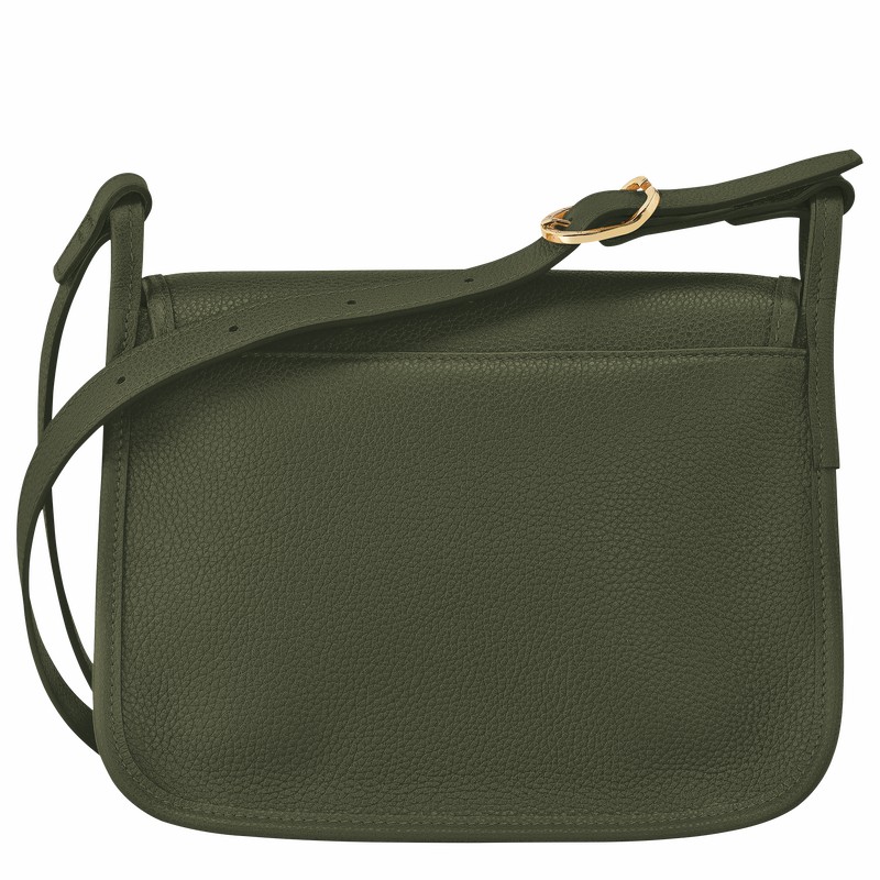 Longchamp Le FOULONNÉ M Naisten Crossbody Laukut Khaki Suomi | 10135021892