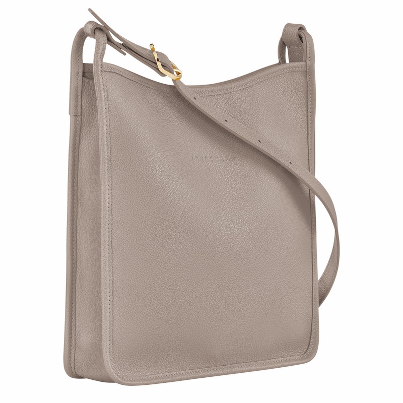 Longchamp Le FOULONNÉ M Naisten Crossbody Laukut Harmaat Suomi | 10140021P55