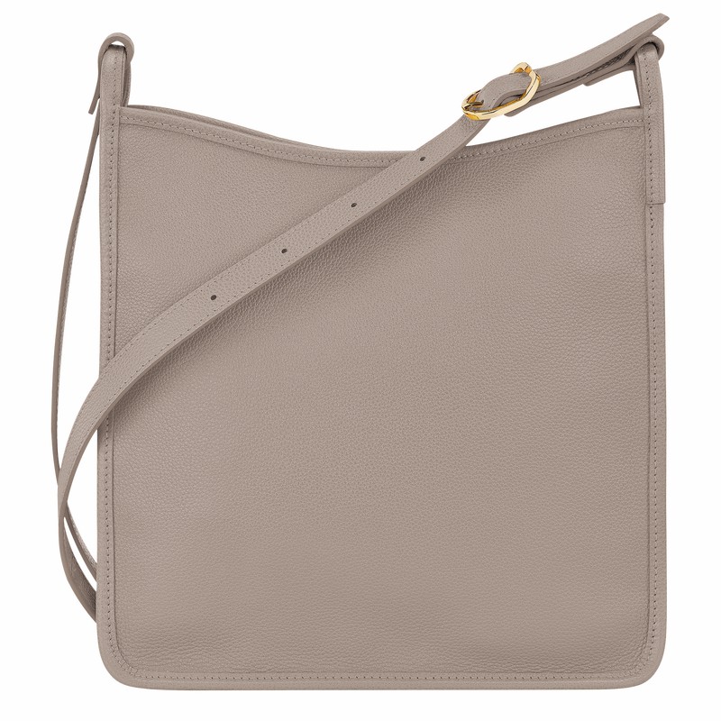 Longchamp Le FOULONNÉ M Naisten Crossbody Laukut Harmaat Suomi | 10140021P55