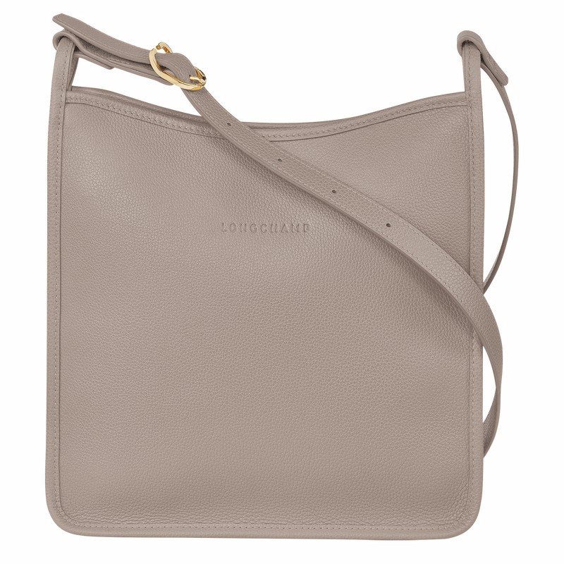 Longchamp Le FOULONNÉ M Naisten Crossbody Laukut Harmaat Suomi | 10140021P55