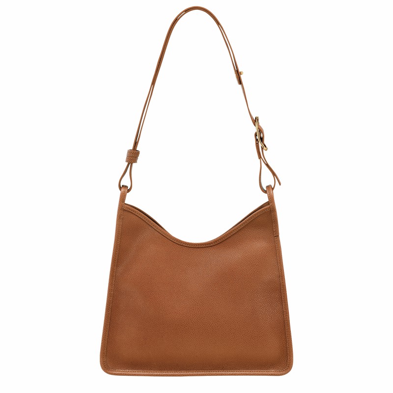 Longchamp Le FOULONNÉ M Naisten Hobo Laukku Caramel Suomi | 10155021121